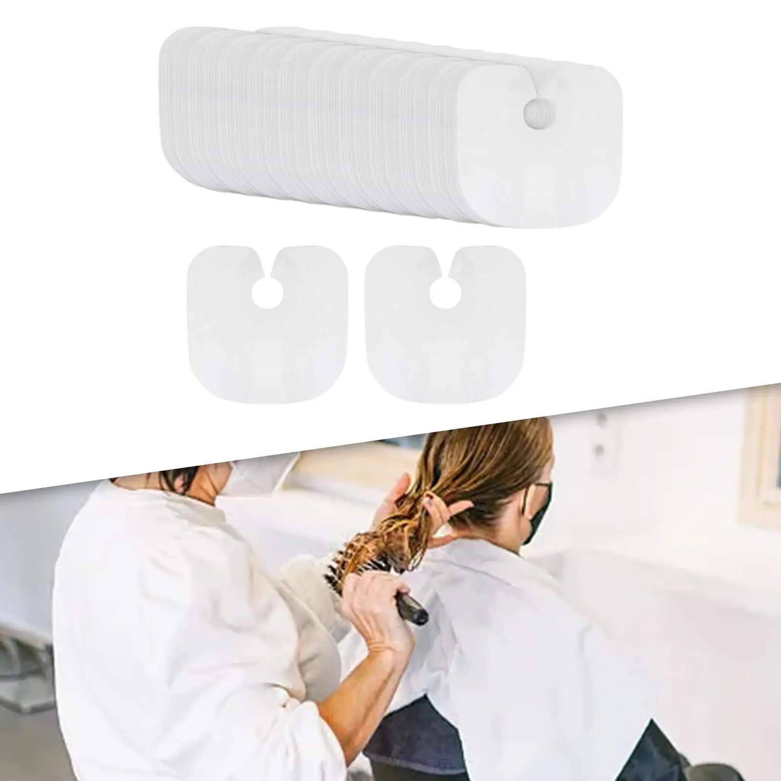 Disposable Salon Cape Disposable Salon Capes for Perming Barbers Salon Chair
