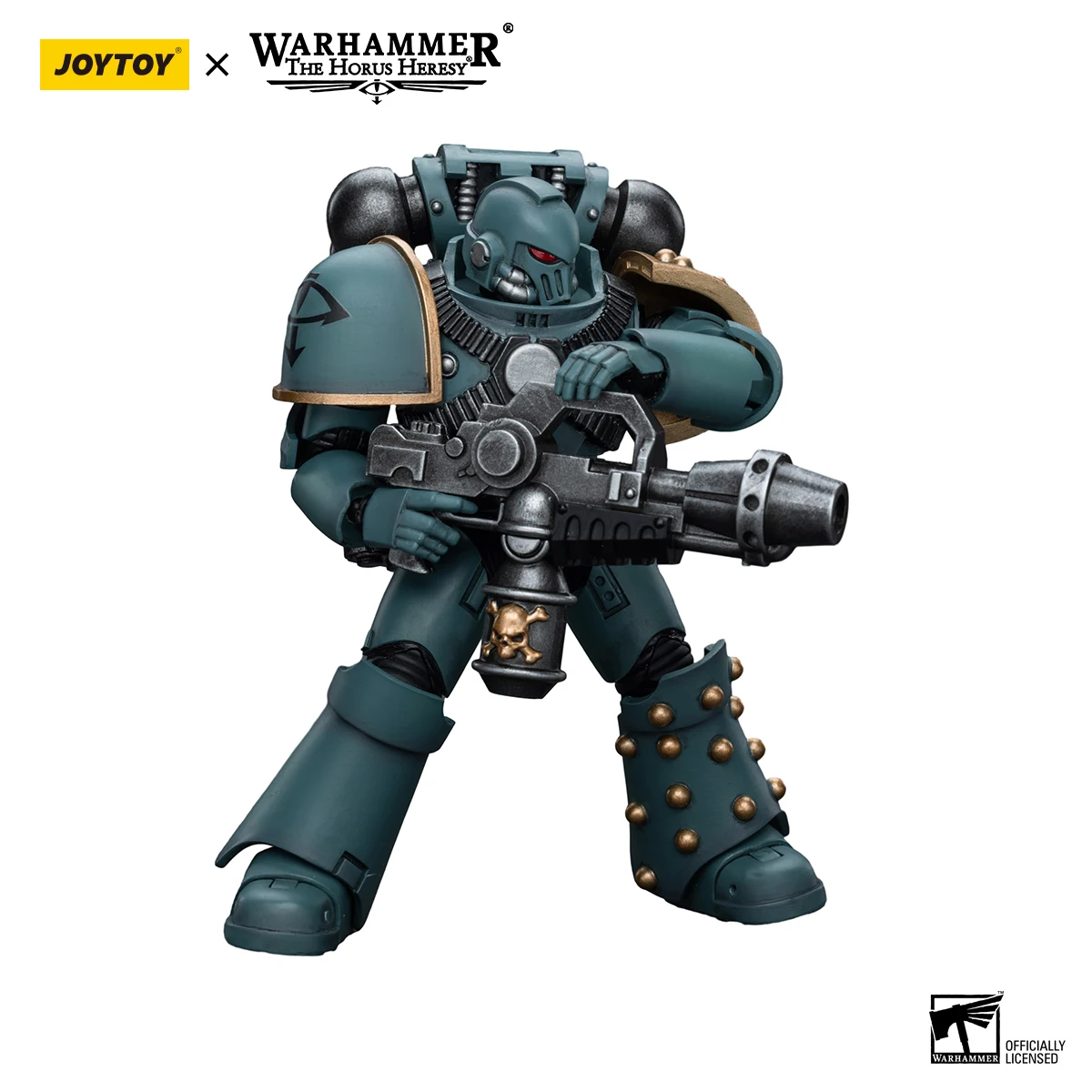JOYTOY Warhammer 30K 1/18 Actionfigur Sons of Horus MKIV Taktisches Trupp Modell mit Flammenwerfer