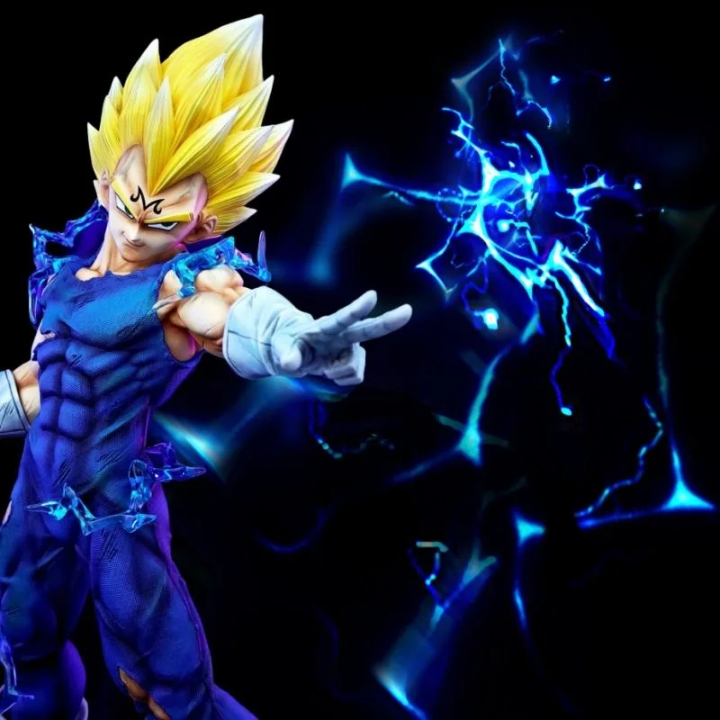 Anime Action Figure Modelo de Dragon Ball Z, Vegeta, Super Saiyajin, Vegeta, Bejita, Yonsei, Estatueta, Estátua em pé, Enfeites, Presentes de brinquedo, 2