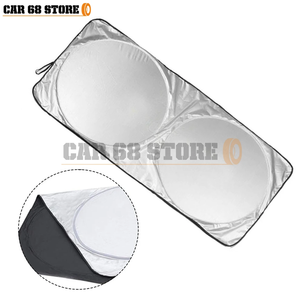 Opvouwbaar Voorruit Zonnescherm Grote Maat Uv-bescherming Universele Zonnescherm Visor Voor Auto Front Windshiled Auto Accessoires