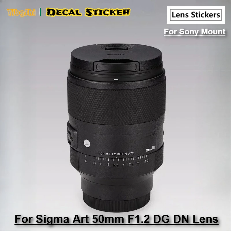 

Для Sigma Art 50 мм F1.2 DG DN (для крепления Sony) наклейка на объектив защитная наклейка на кожу виниловая пленка защитное покрытие от царапин