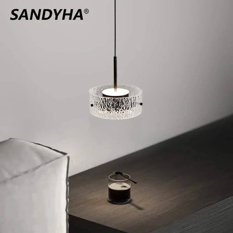 

Modern Simplicity Circular Resin Pendant Light Dining Table Lighting for Living Room Bedroom Decoration Bedside Lamp Lift Design