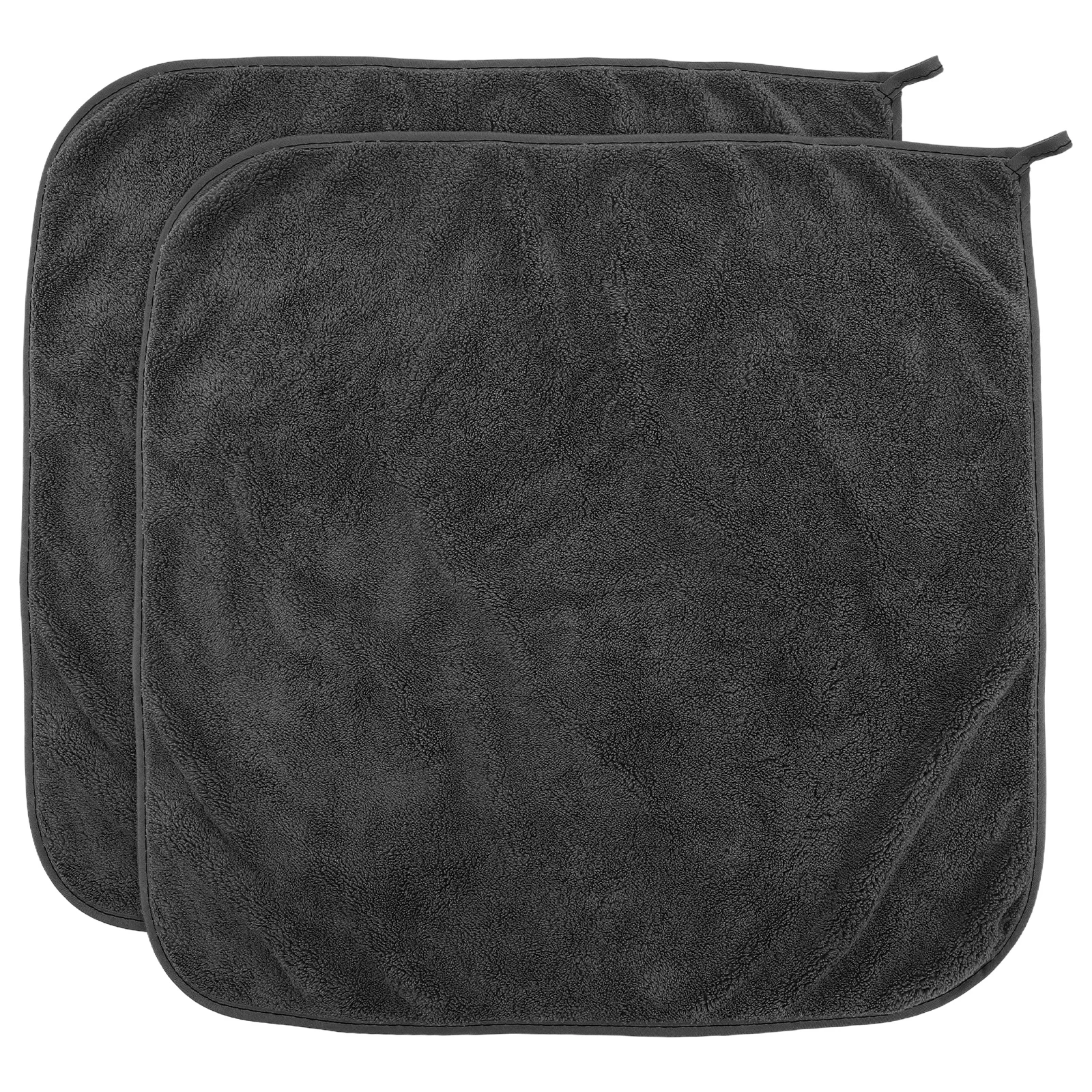 

2Pcs Car Towel Coral Fleece Thick Absorbent Double Sided Cleaning Supplies Drying Car Cleaning Towels Glass Wipes