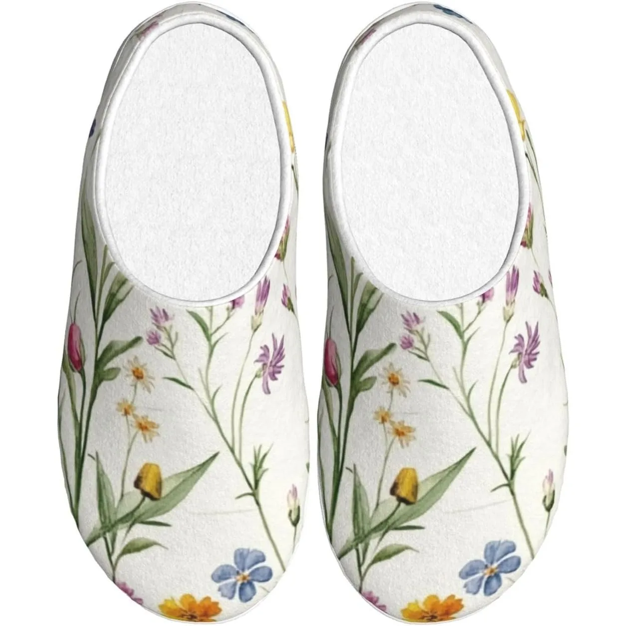 

Wildflower Women’s Cozy Slippers Soft Cotton Indoor & Outdoor House Slippers With Anti-Slip Sole