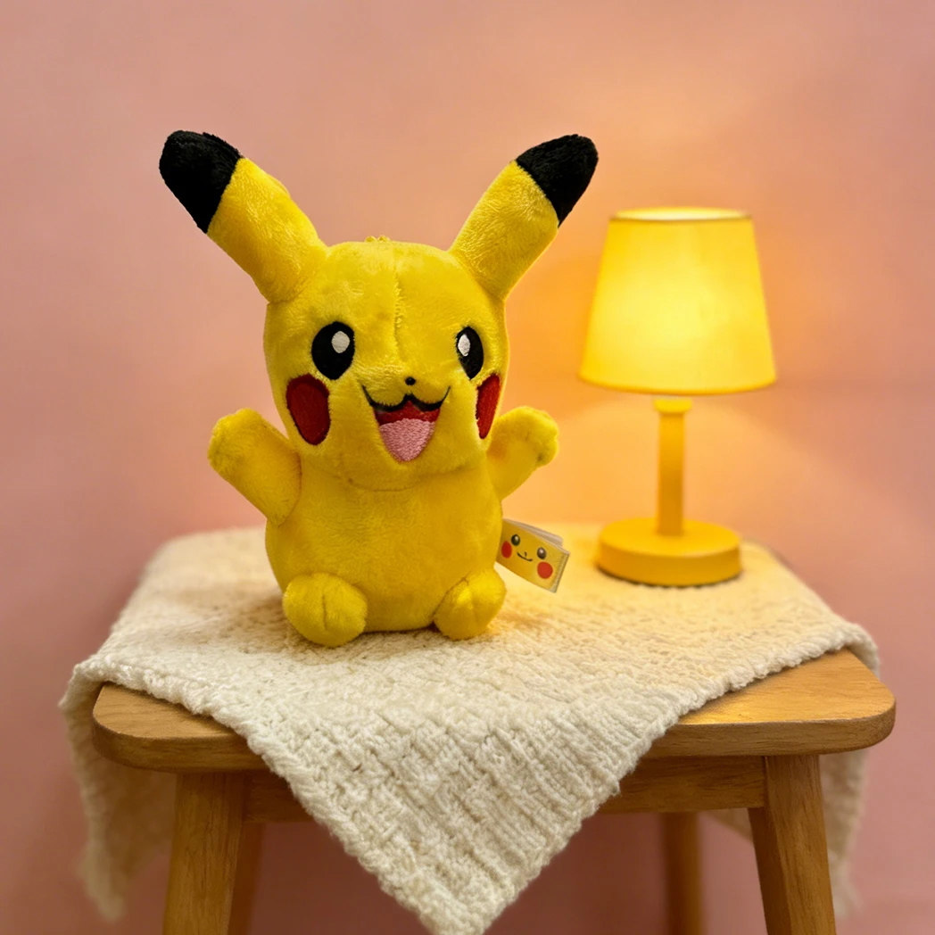 

13CM Pokémon Plush Toys Pikachu Plush Pendant Keychain Cute Kawaii Cartoon Anime Stuffed Doll Kids Birthday Christmas Gifts