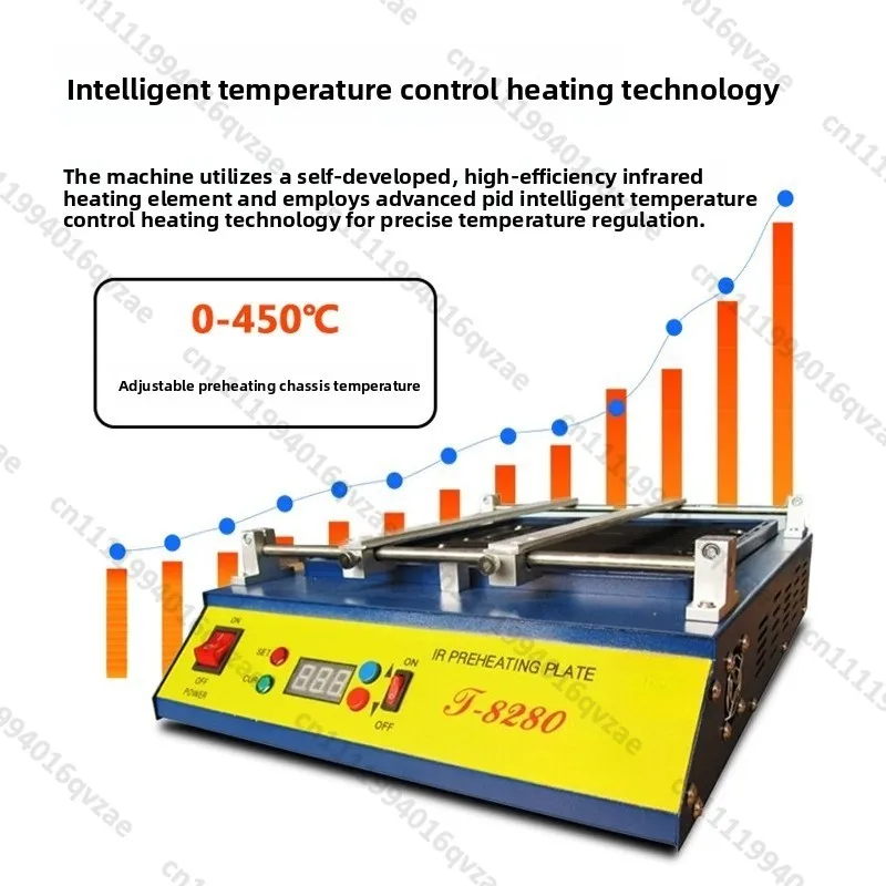 T-8280 T-8120 Infrared Constant Temperature Preheating Table Preheating Furnace High Power Heating Table PCB Circuit Board