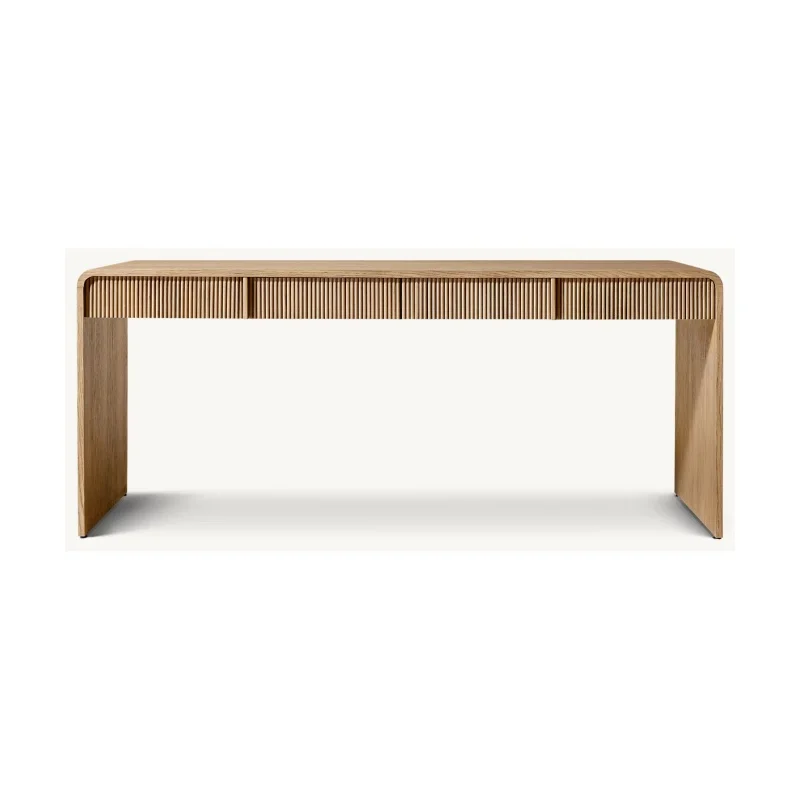 &Sturdy and Durable Modern Minimalist Style Furniture Solid Wood Office Desk Suitable for Office Building
