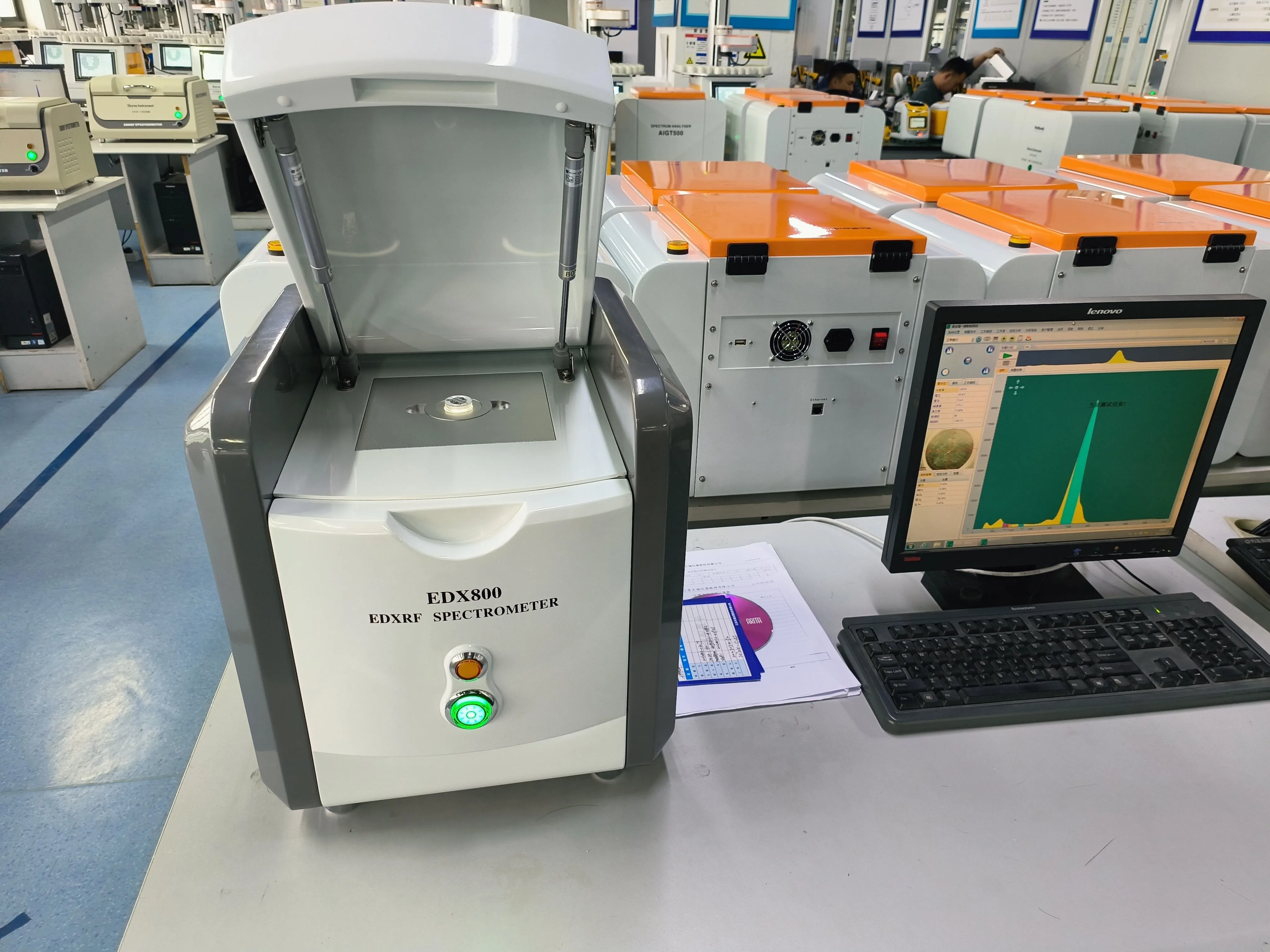 DW-EDX800 Tabletop fluorescence spectrum analyzers XRF Analyzer Spectrometer Gold Silver Metal Analyzer