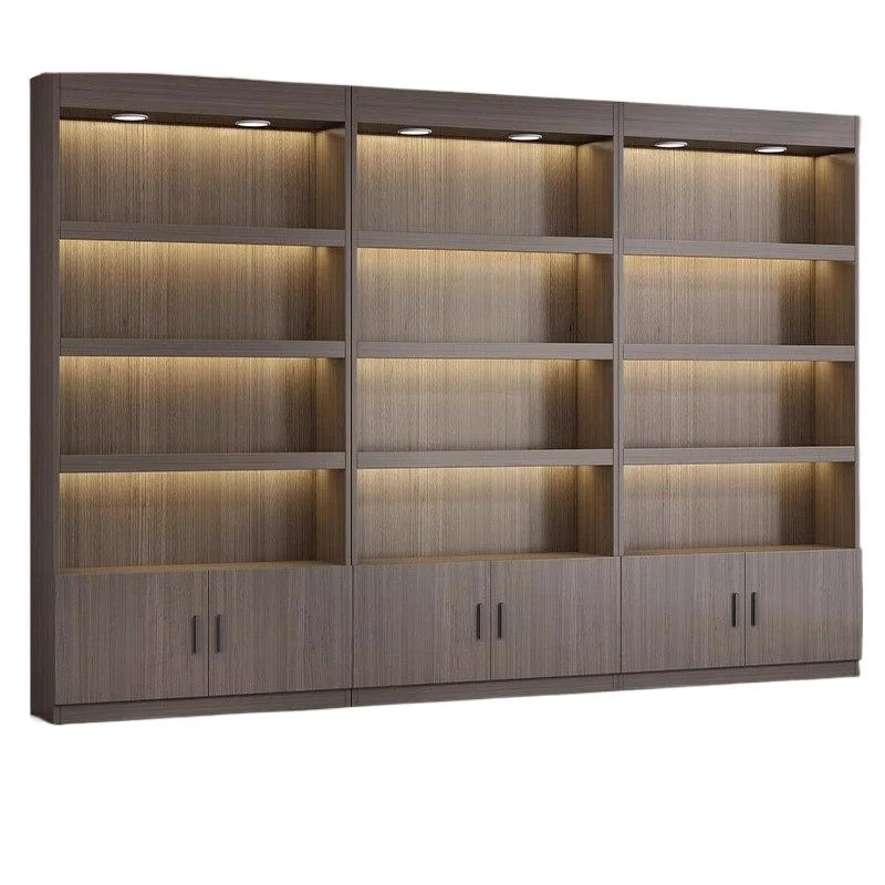 Shelf Display Cabinet Supermarket Convenience Store Tobacco and Alcohol Display Cabinet Jewelry Store Toy Store Floor Customized