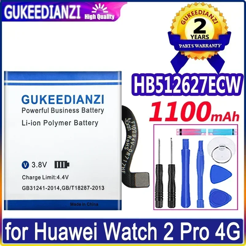 Bateria HB512627ECW (cepaixian) 1100mAh High Capacity Rechargeable Battery For Huawei Watch 2 Pro Watch2 Pro 2Pro 4G