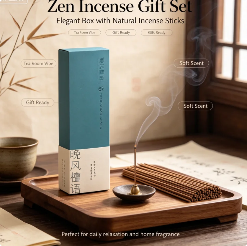 Home Fragrance Aroma Set - Set de Regalo de Incienso Natural
