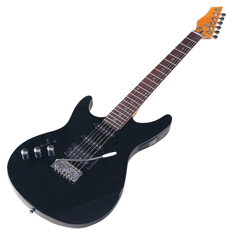 Stock 6 String 39 Inch Right Hand And Left Hand Electric Guitar Bassood Body 22 Frets Electric Guitar With Coated Problem