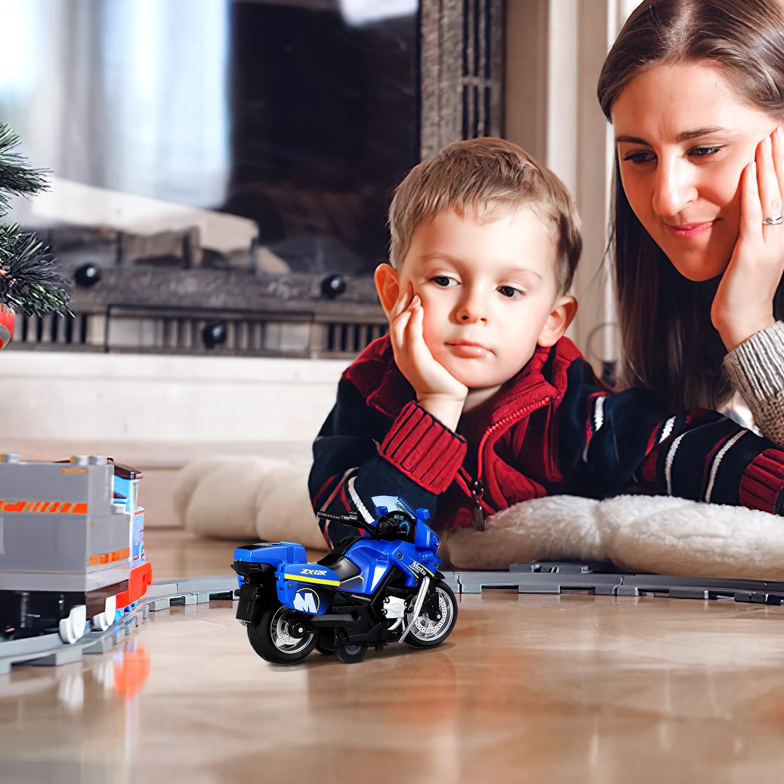 1 pz suono luce moto auto mini tirare indietro veicolo d'azione alimentato ad attrito per bambini compleanno di apprendimento interattivo