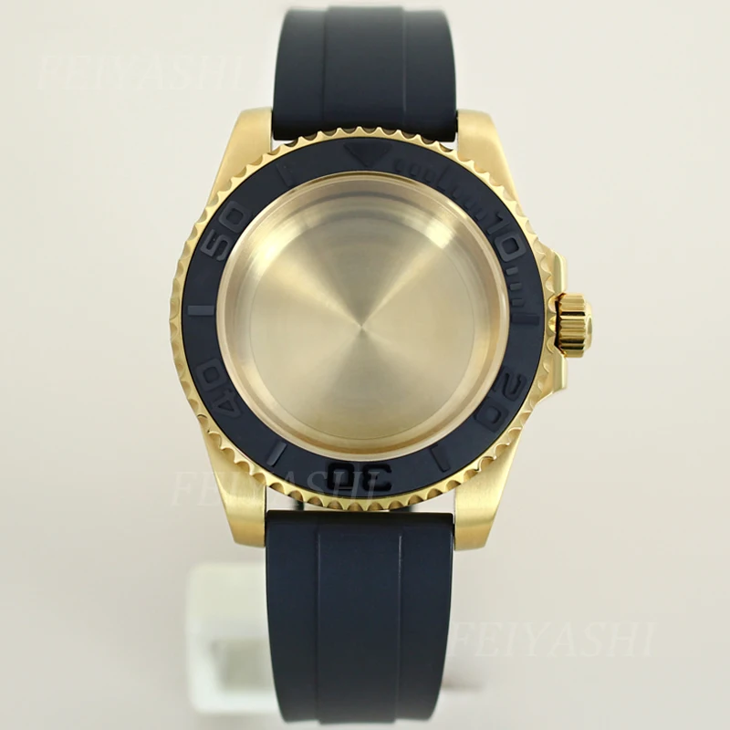 

40mm 200M Waterproof Watch Case Sapphire For Yacht Seiko NH35 NH36 NH38 NH34 Miyota 8215 ETA 2824 Automatic Movement 28.5mm Dial