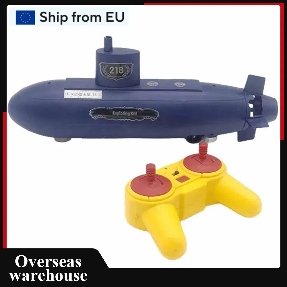 Mini RC Submarine DIY 6 Channels RC Mini Submarine 2.4GHz Remote Control Boat Toy Kids Boys