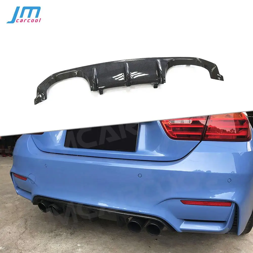 

Dry Carbon Fiber Material Rear Bumper Lip Diffuser for BMW 3 4 Serises F80 M3 F82 F83 M4 2014-2019 FRP MP Style Spoiler