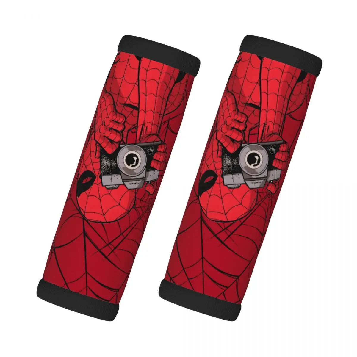 

Пользовательский Человек-Паук, 2 шт., ручка для багажа, мягкая ручка, чехол для ручки, удобный супергерой, неопреновый чемодан, идентификатор для путешествий