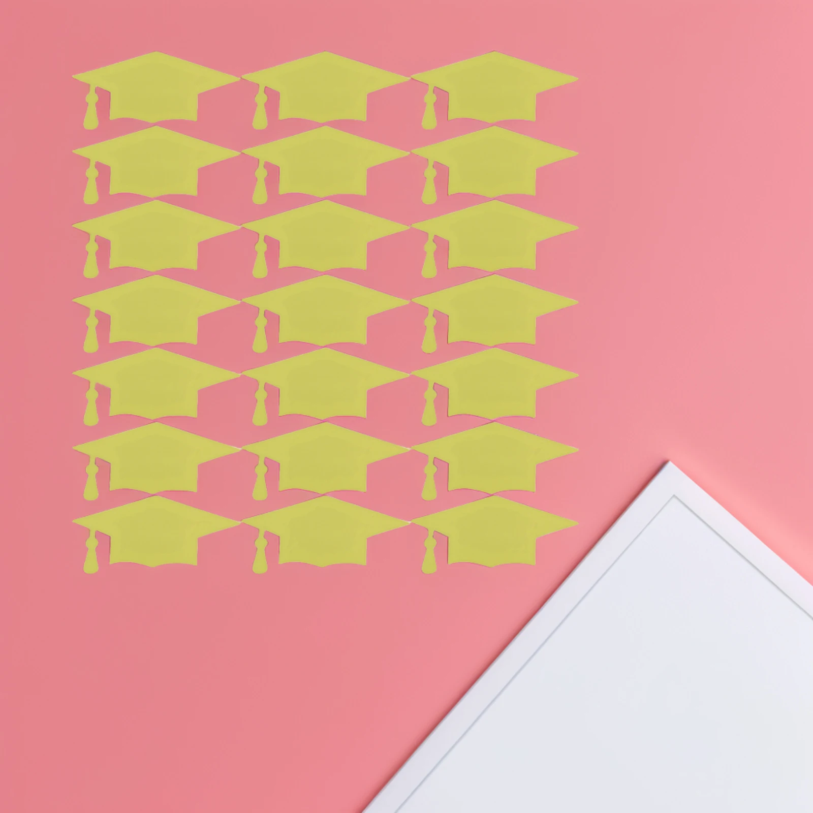 

300pcs Graduation Stickers Doctoral Hat Celebration Decorations Party Graduation Stickers Favors Label Paper Colorful