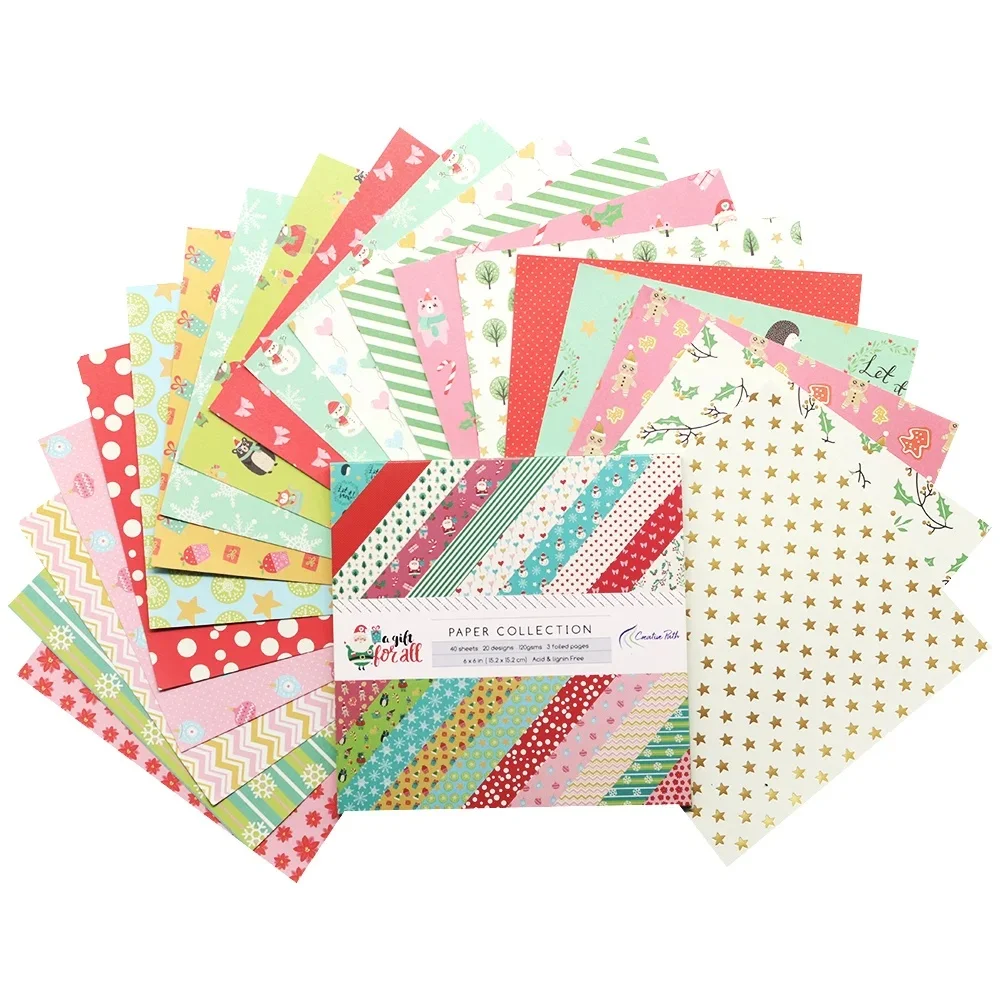 Creative Path 6x6 Zoll Journaling-Hintergrundpapierbögen Quadratisches Origami-Papier 15x15cm Blumenmuster Scrapbook Dekoratives Papier – Detail 31
