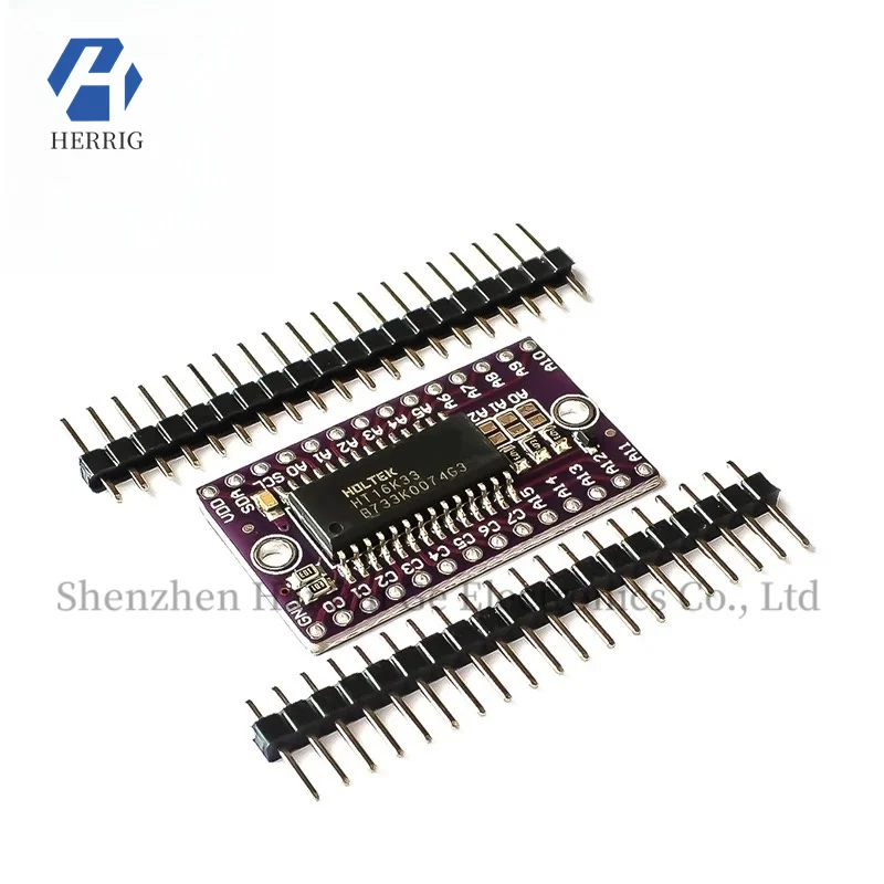 1PCS HT16K33 dot matrix LED control driver module digital tube driver development board