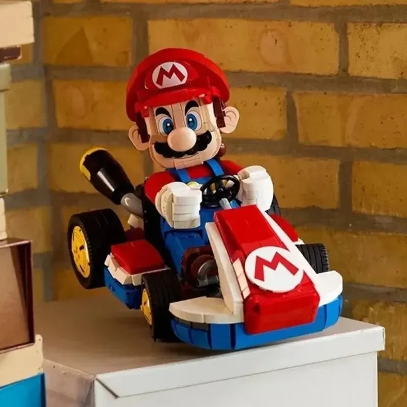 2025 New 72037 Standard Kart Classic Game Racing Car Model Building Blocks City Car Assembly Bricks Toy for Kids Adult gifts image 3