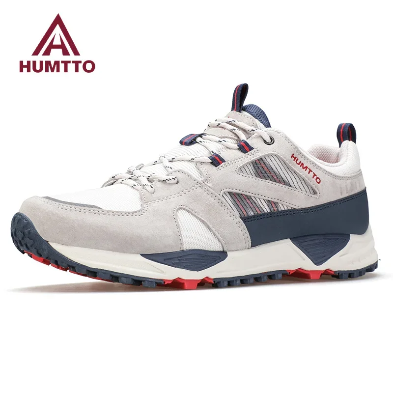 

HUMTTO Breathable Man Sneaker Luxury Designer Trainers Mens Black Running Shoes Brand Non-Leather Summer Casual Sneakers for Men