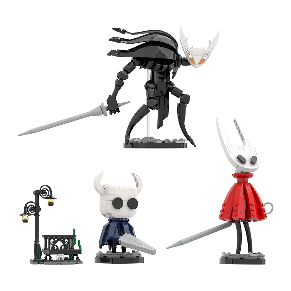 MOC Halloween Hollow Knight Building Kit DIY Design Pure Vessel Action Figure Brick Toy Adult Gift