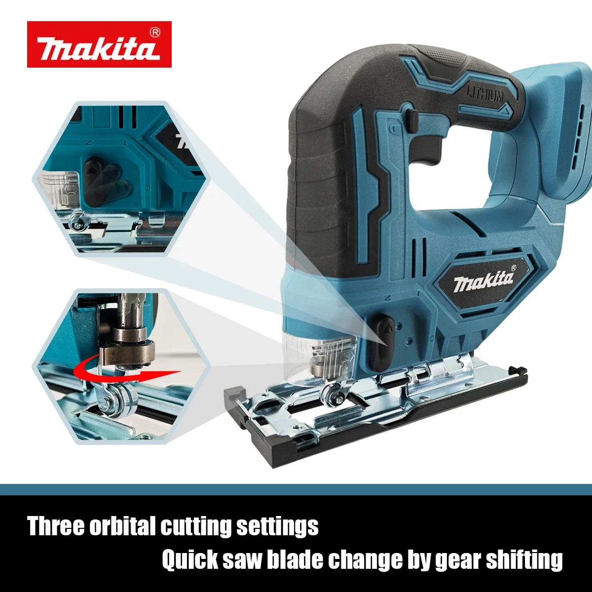 Makita DJV182Z Cordless Barrel Handle Jigsaw Electric Saw  - No Battery Included