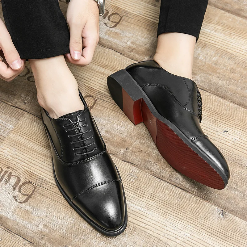 

Men's leather shoes: Comfortable and versatile British-style leather shoes, casual leather shoes, business dress shoes, wedding