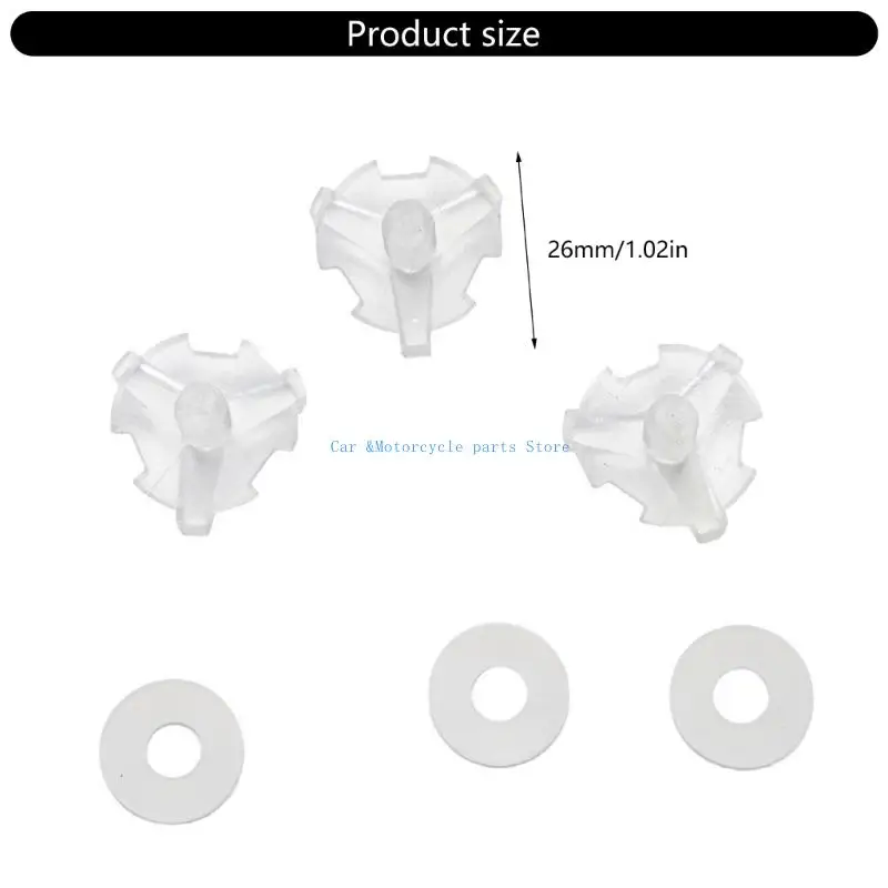 Y9UC خوذات الدرجات البخارية أقنعة مسامير الخوذات الملحقات أقنعة بلاستيكية المسمار الخوذ استبدال مسامير تثبيت أجزاء #6