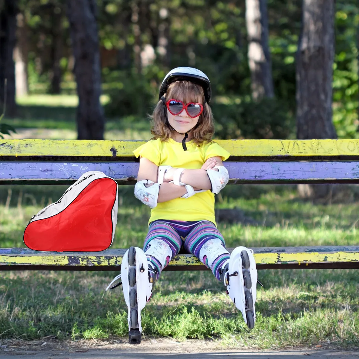 

Storage Durable Ice Inline Pouch For Storage Pouch For Roller Handbag Roller Skates Skates Bag Outdoor Use