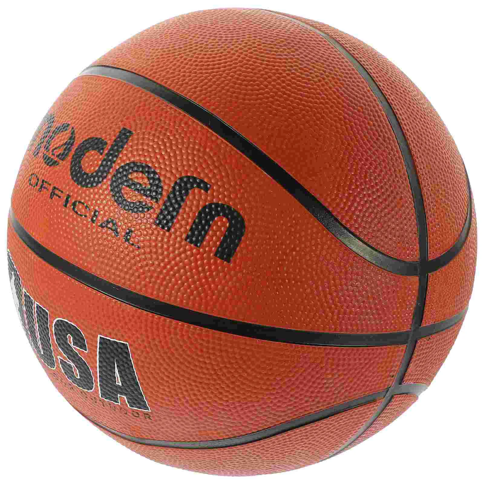 1PC Standard Basketball Ball Durable Rubber Basketball for Teens Outdoor Training Games
