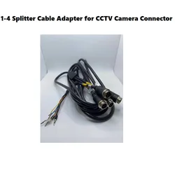 OEM 3M male/5M Female 4Pin Aviation Head Extension 1-4 Splitter Cable Adapter for CCTV Camera Connector