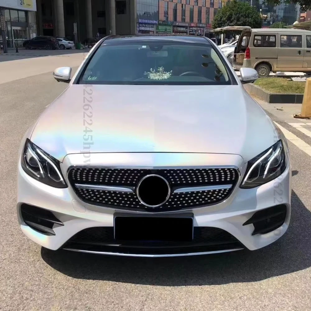 

Front bumper grille 2 diamond style Mercedes Benz C-Class W2052014-2021 C180 C200 C300 C260 grille with camera