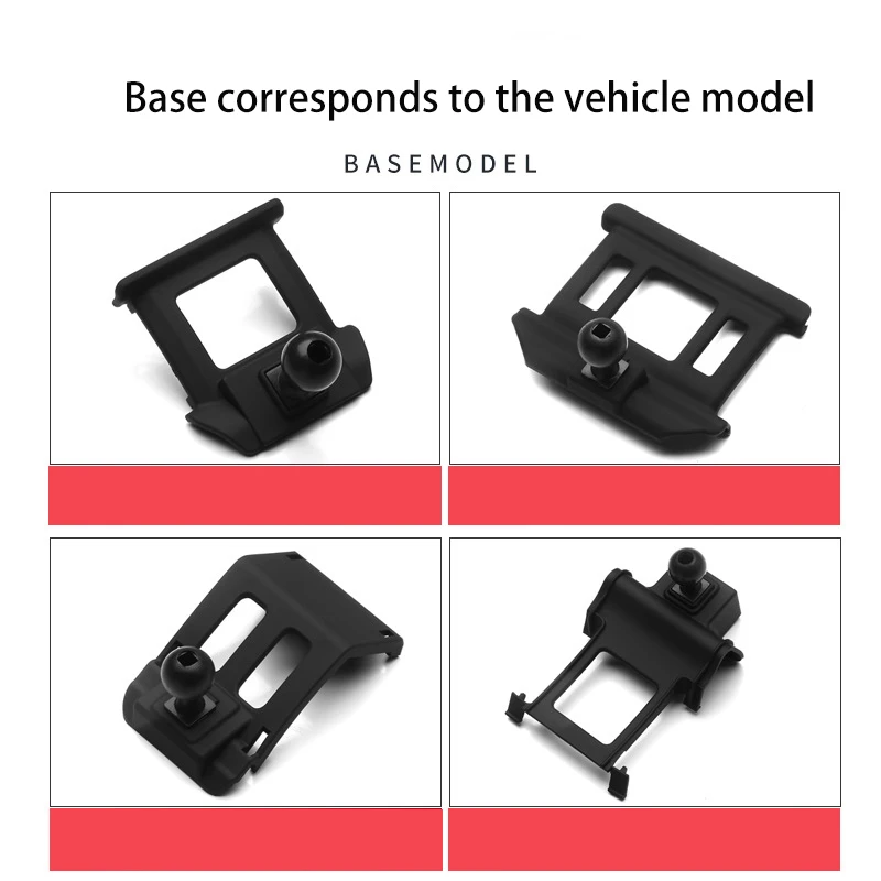 For Audi A1 A3 A4 A5 A6 Q3 Q5 Q7 2016 2017 2018 2019 2020 2021 2022Dedicated Phone Stand Holders Base Collocation Mount Bracket