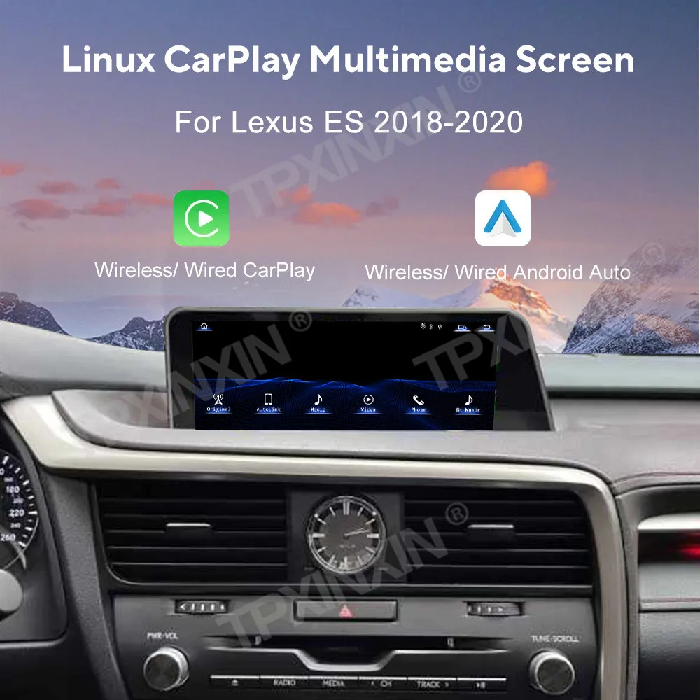 

Linux Screen Wireless Apple CarPlay Android Auto HiCar For Lexus RX 2016 2017 2018 Original Car Upgrade GPS Mirror Link 1920*720