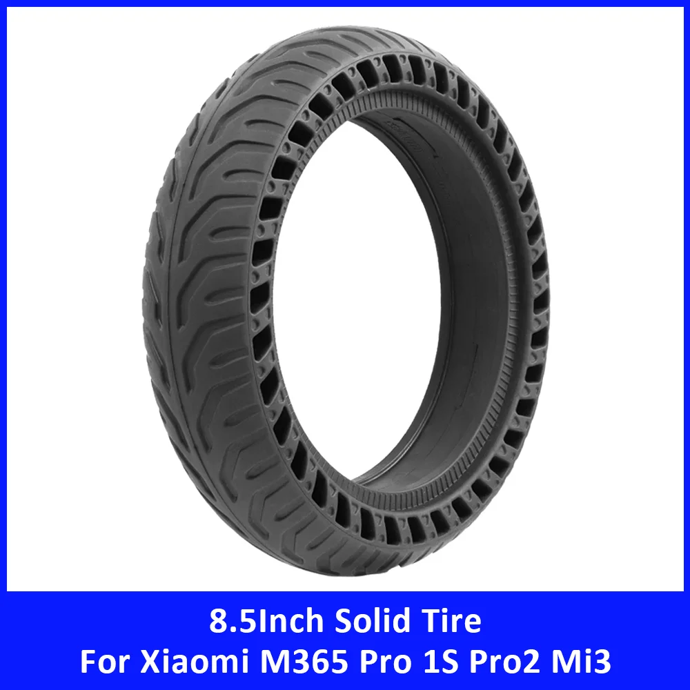 

8.5Inch Solid Tire for Xiaomi M365 Pro 1S Pro2 Mi3 Electric Scooter Accessories 8.5x2.0 8 1/2x2 Honeycomb Shock Absorber Tyre