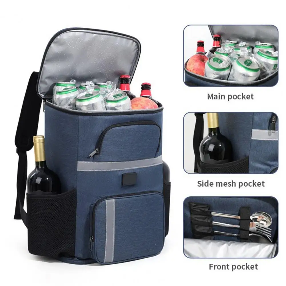 

Backpack Cooler Waterproof Insulated Rucksack Leak Proof Can Cooler Backpack Holding 45 Cans for Camping Beach Picnic Travel