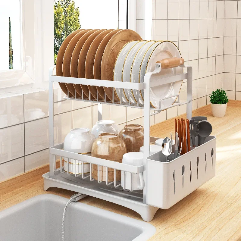 Kitchen Bowl Rack Drain Dish Rack Draining Storage Bowl Shelf Home Multifunctional Cup Dish Storage Rack for Kitchen Accessories