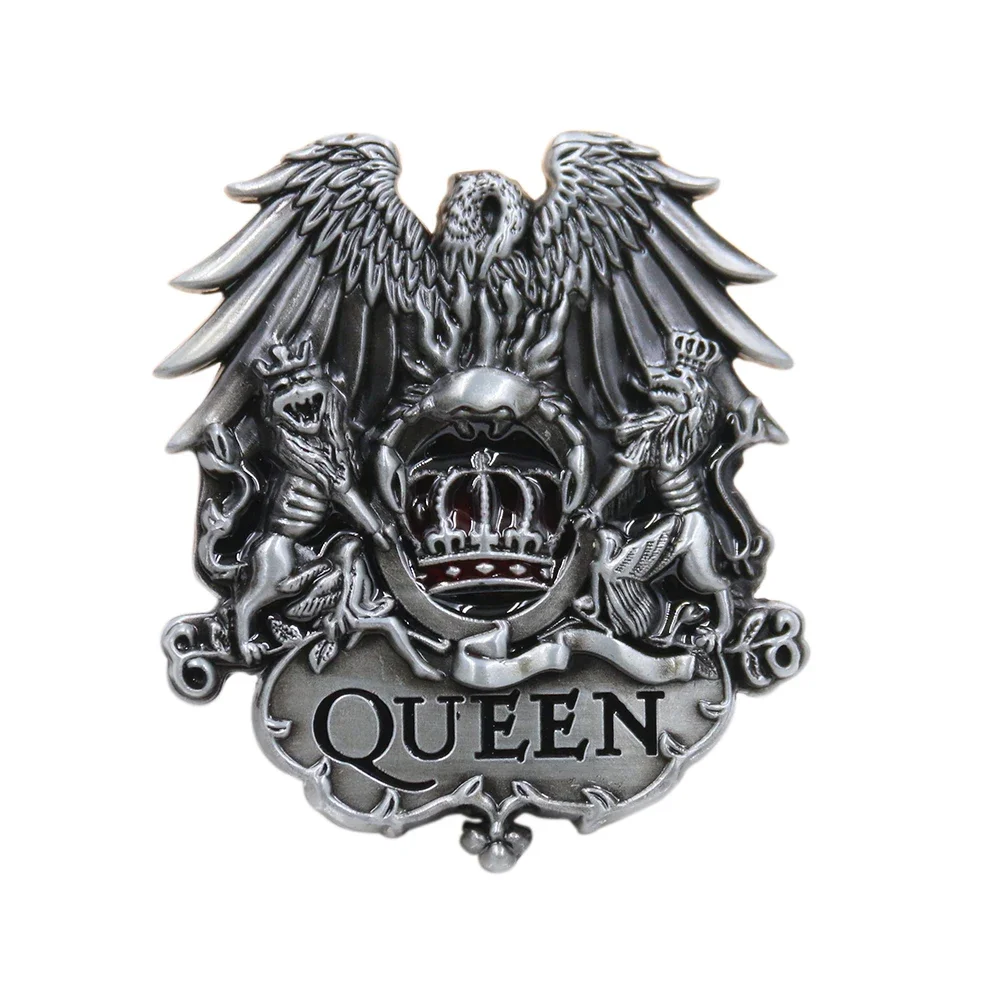 

Eagle Lion Queen Metal Belt Buckles Men's Buckle for Belts High Quality Suitable for 4CM Belt Western Cowboy Jeans Accessories