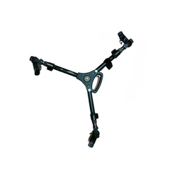 Professional Photo Aluminum 3 Wheels Pulley Universal Foldable DSLR Camera Tripod Dolly Base Stand For Studio Photo Vide