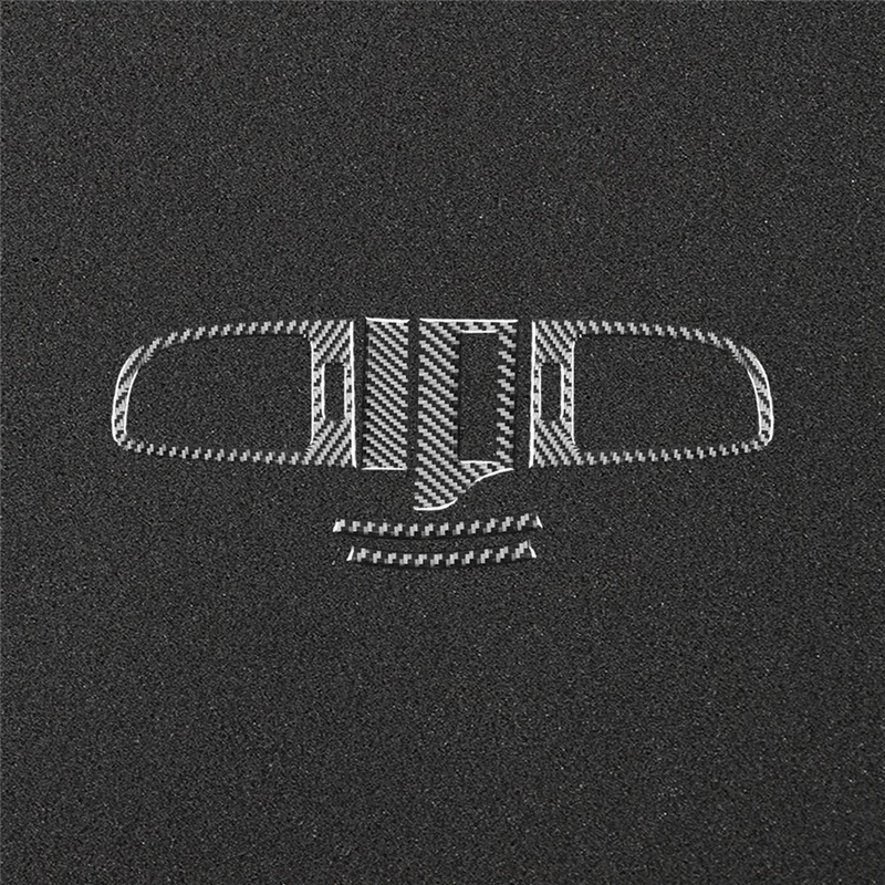 BB-For Silverado 2007-2013 탄소 섬유 대시 보드 측면 공기 배출구 벤트 프레임 커버 트림 인테리어 액세서리