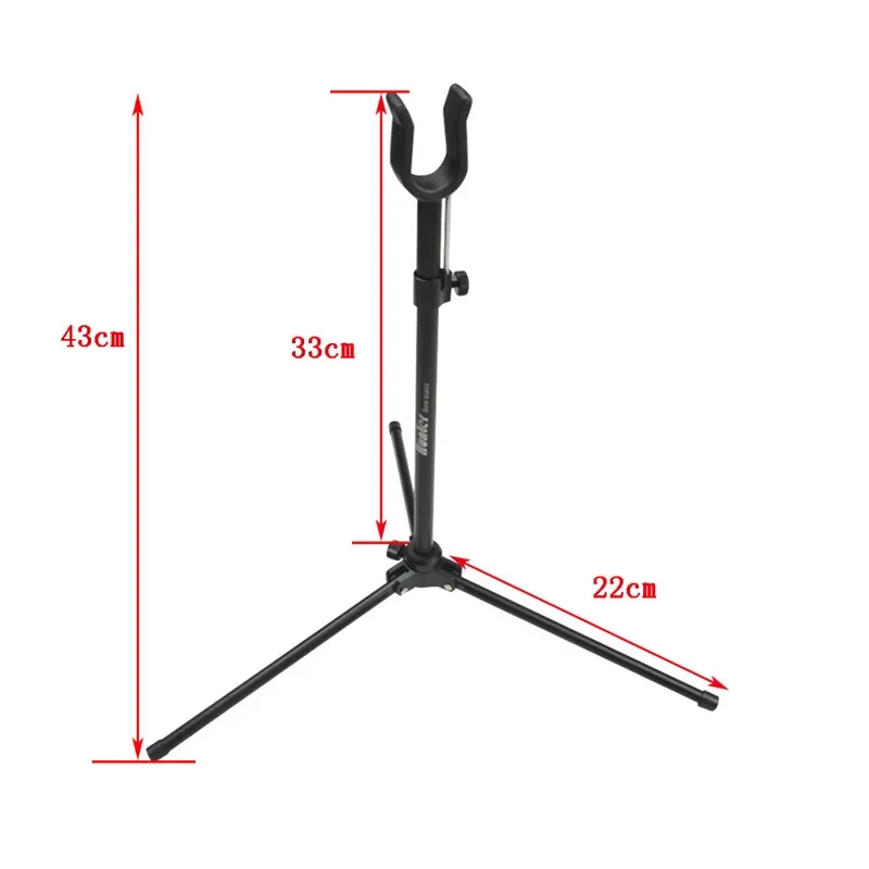 1Pc Archery Bow Stand Protable Foldable Recurve Bow Stands Bracket Rack For Outdoor Hunting Shooting Archery Accessories