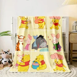 Winnie The Pooh HD Printed Flannel Thin Blanket.Four Season Blanket.for Sofa,bed,living Rooms,travel Picnic Blanket Gifts