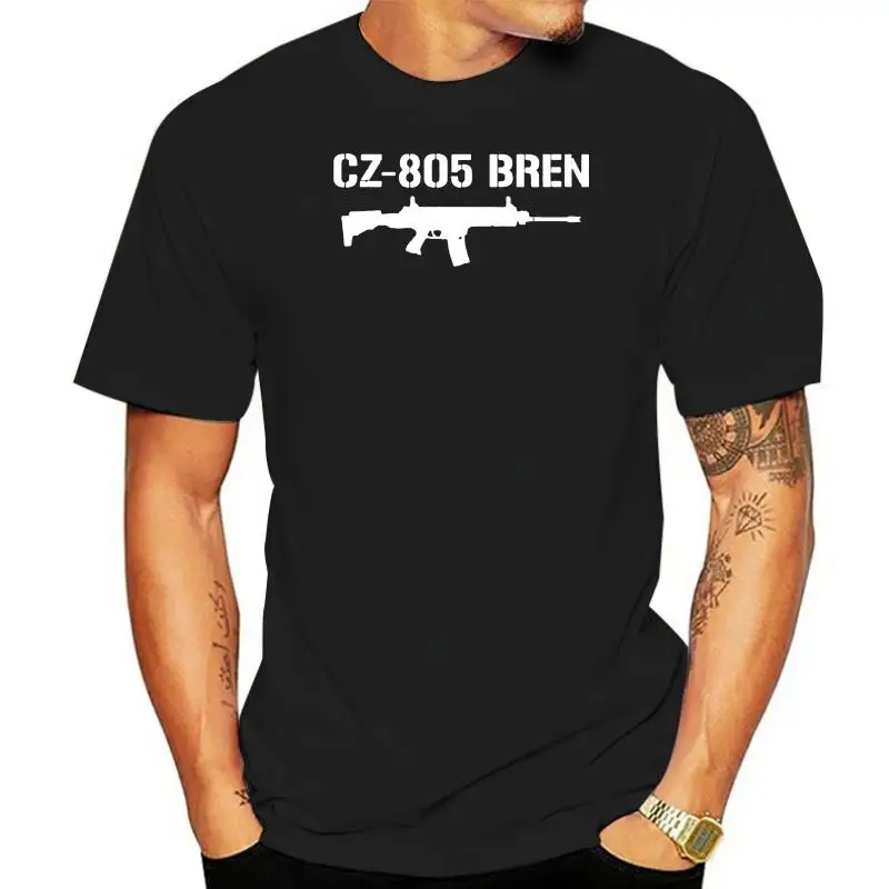 Discount 2022 New Fashion Summer New Arrival Men Short Cz805 Bren Rifle Military Distressed T Shirt T Shirt Maker