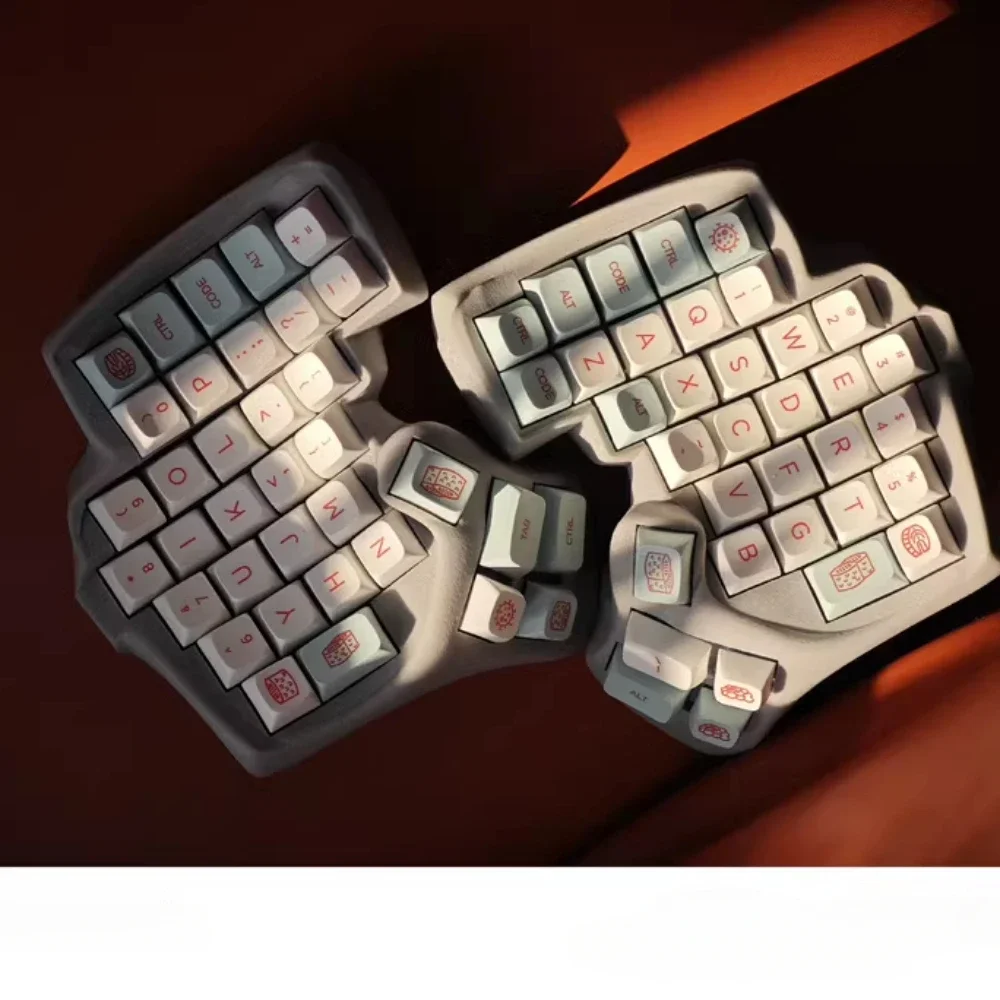 Redox Manuform Split-toetsenbordkit 60% op maat Hot Swapping Bedraad Single-mode Ergonomie Oppervlakken Split mechanische toetsenbordkit