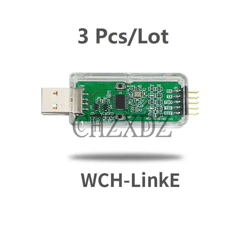 WCH LinkE Online Download Debugger Support WCH RISC-V Architecture MCU/SWD Interface ARM Chip 1 Serial Port To USB Channel