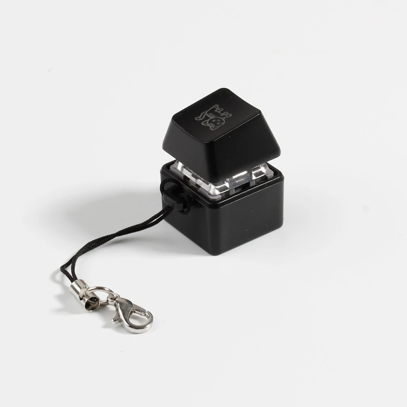 고양이 RGB 기계식 키보드 키체인 스위치 테스터 키트용 만화(백라이트 포함)