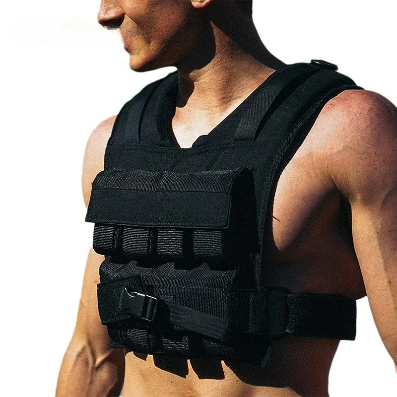 Guli Fitness OEM/ODM Logotipo personalizado Entrenamiento funcional transpirable Chaleco de peso ajustable de 10 kg/20 kg/30 kg para hombres y mujeres