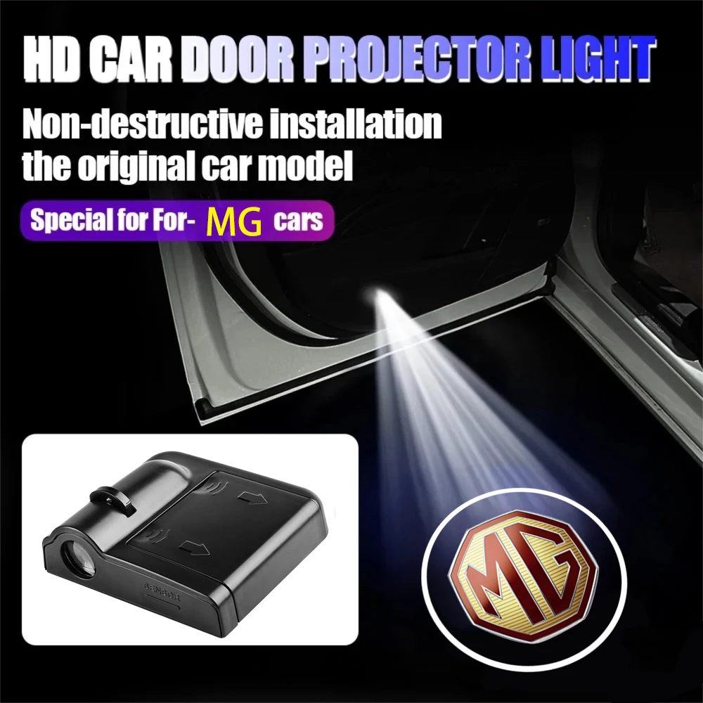 Auto Styling Logo LED Auto Tür Magnetische Willkommen Licht Laser Projektor Licht Für Morris Garages MG ZS GS EHS GT MG5 MG7 HS EZS MG3